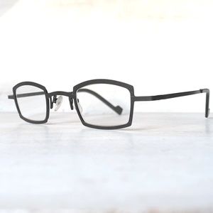 Quirky +1.50 Square Reading Glasses Vintage NOS Matte Black Unisex